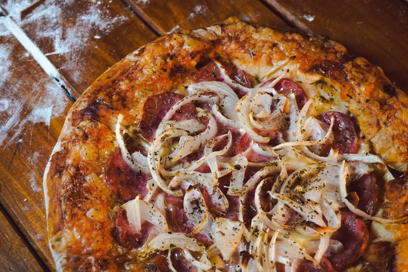 Garlic Ranch White pizza without tomato sauce